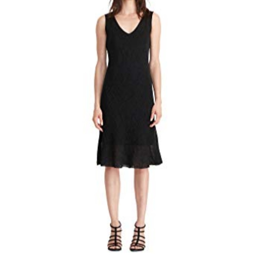 NWT Lauren Ralph Lauren Glitter Flounce Dress
